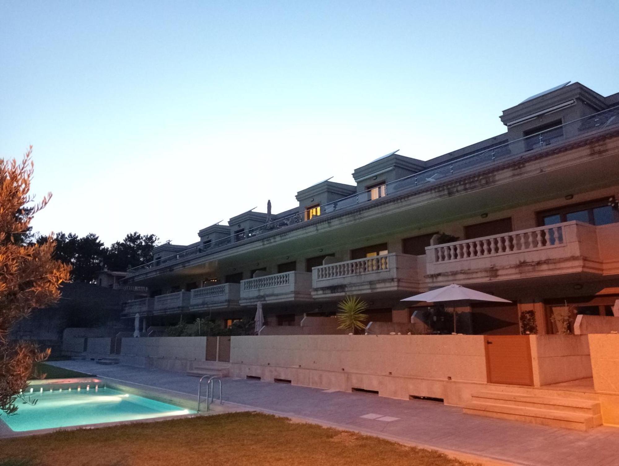 Apartamento Ático A 5 Min. De Sanxenxo Con Barbacoa Y Garaje Exterior foto