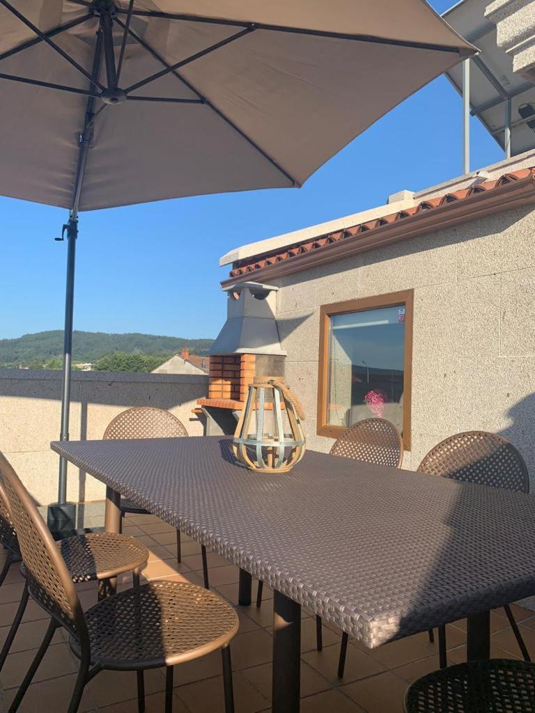 Apartamento Ático A 5 Min. De Sanxenxo Con Barbacoa Y Garaje Exterior foto